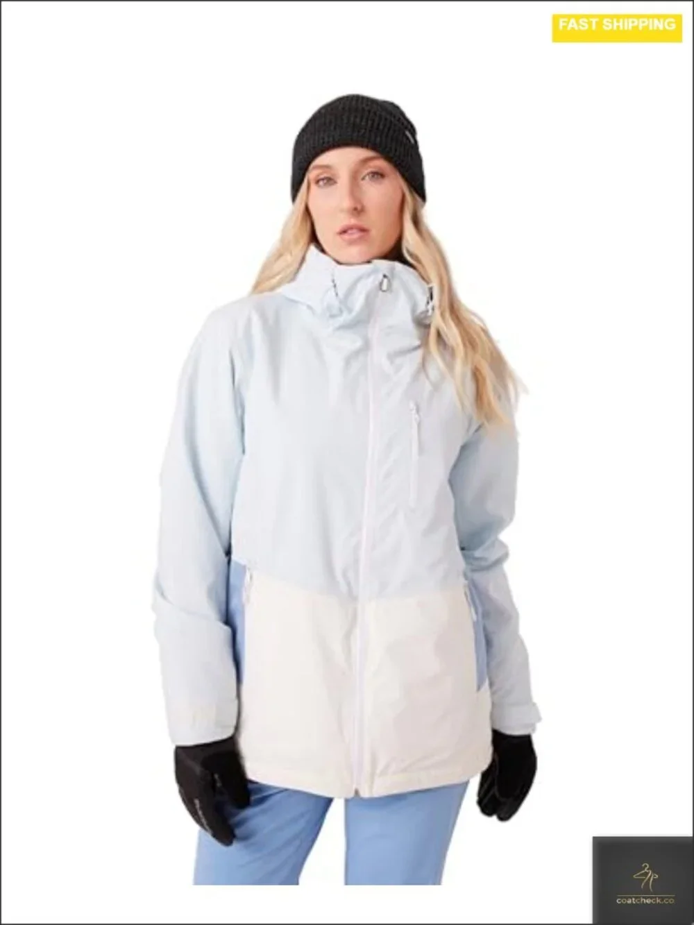 Women's Insulated Ski Jacket 10k Waterproof Recycled Stretch